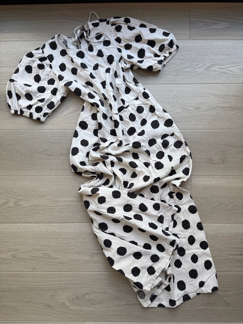 Who What Wear Polka Dot Dress